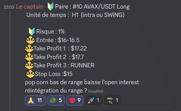 plan de trading discord pro exemple
