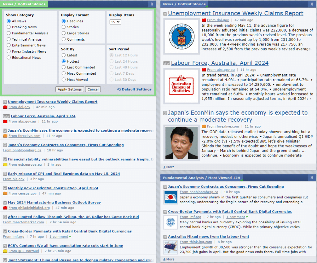 filtre hot news forex factory