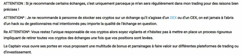 Trader les SMC attention à vos fonds !
